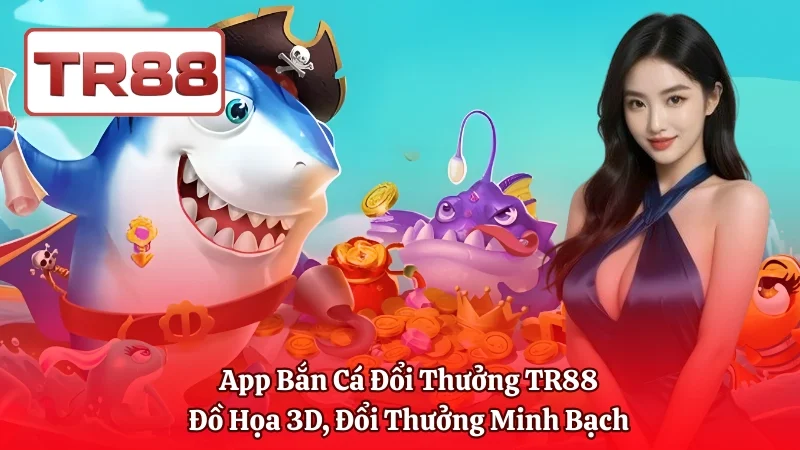 App Bắn Cá Đổi Thưởng TR88 – Đồ Họa 3D, Đổi Thưởng Minh Bạch