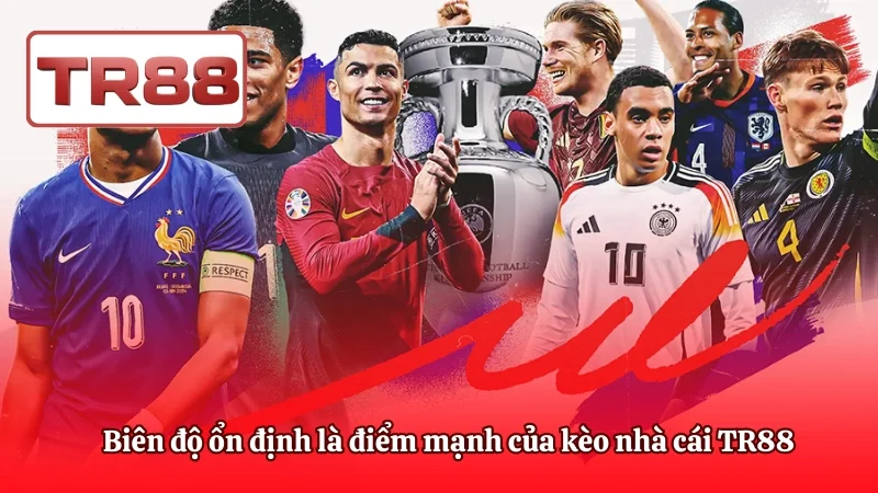 Biên độ ổn định là điểm mạnh của kèo nhà cái TR88