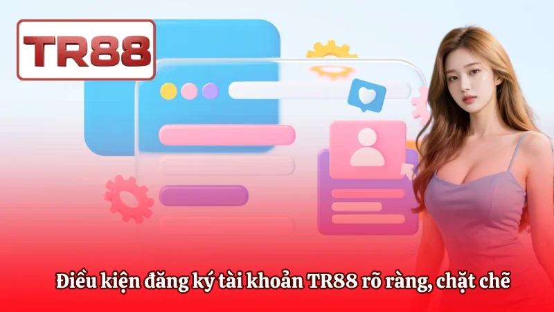Điều kiện đăng ký tài khoản TR88 rõ ràng, chặt chẽ