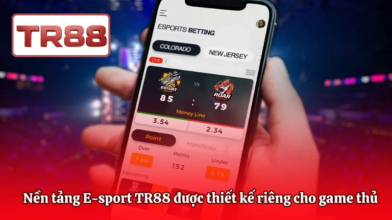 Nền tảng E-sport TR88 được thiết kế riêng cho game thủ