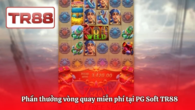 Phần thưởng vòng quay miễn phí tại PG Soft TR88